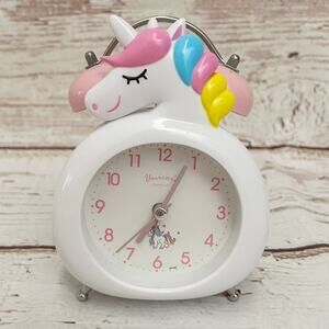 UNICORN Double Bell Alarm Clock - No Ticking